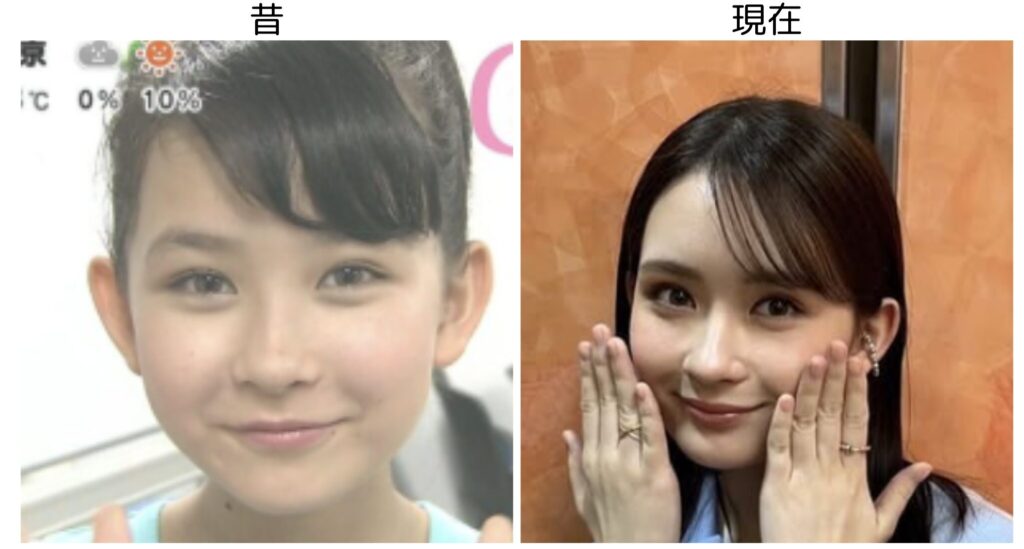 畑芽育　小さい頃