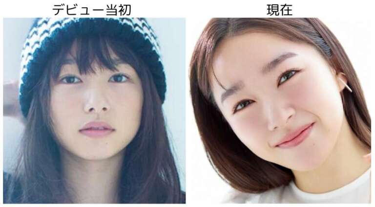 桜井日奈子のデビュー時と現在の比較画像2