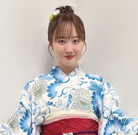 本田望結の浴衣の写真